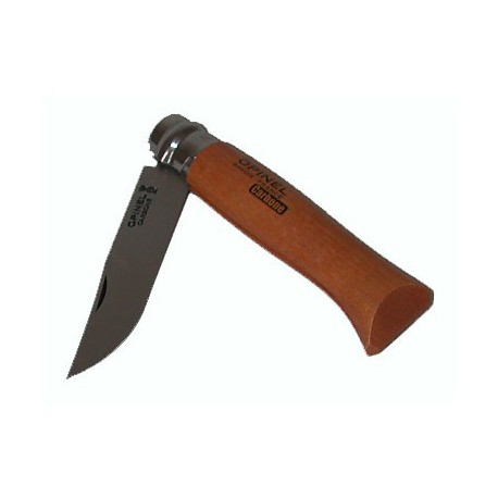 COUTEAU OPINEL N0 8 CARBONE