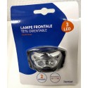 LAMPE FRONTALE 3 LED