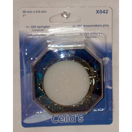 EPINGLES COUTURE 26 MM X 0.6 MM