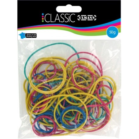 BL BRACELETS CAOUTCHOUC ASS 50g