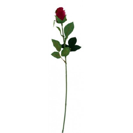 BOUTON ROSE DECO H 67CM BORD