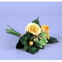 TIGE ROSE BOUTON FUSCHIA X3 75CM