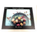 PLANCHE A DECOUPER VERRE 40X30 MACARONS