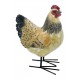POULE H 19CM RESINE