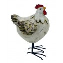 POULE 16.5 CM RESINE