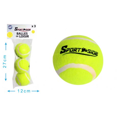 S/3 BALLES DE LOISIR DIAM 6CM