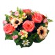 ROSE ANEMONE SAUMON PIN X18 HT 36CM