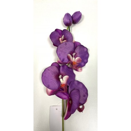 TIGE ORCHIDEE MAUVE 4FLEURS+2BOUTONS