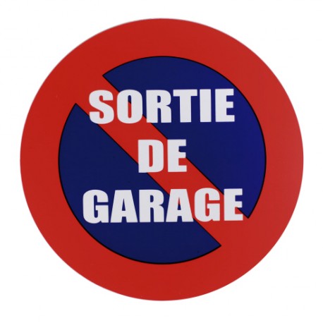 DISQUE SORTIE GARAGE ADHESIF