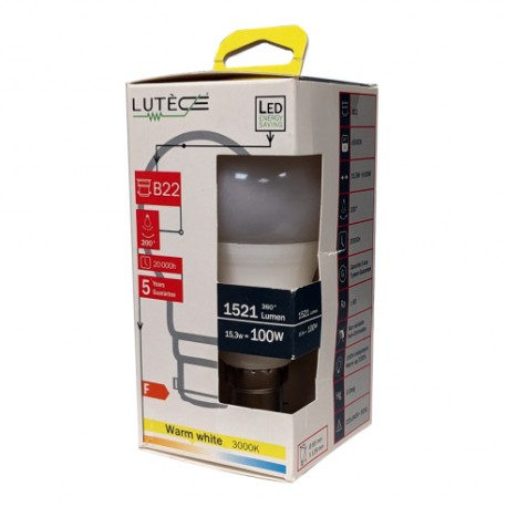 AMPOULE LED B22 15.3W 100W