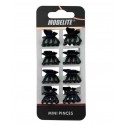 MINI PINCE 2CM X8 PAPILLON NOIR BRILLANT