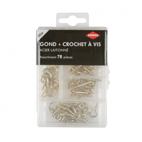 ASSORT. CROCHET ET GONDS A VIS X78