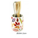 PORTE USTENSILES + UST ABEL DIAM 10CM H 13CM