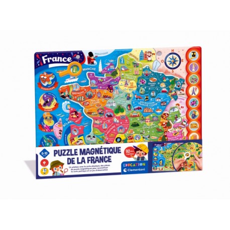 PUZZLE MAGNETIQUE DE LA FRANCE