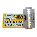 LAMES RASOIR BIC DBLE TRANCHANT CHROME X5PCS