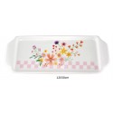 PLAT A CAKE CHAMPETRE CERAMIQUE 12X30CM