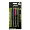 BL 4 MARQUEURS P OGIVE 3mm ASS