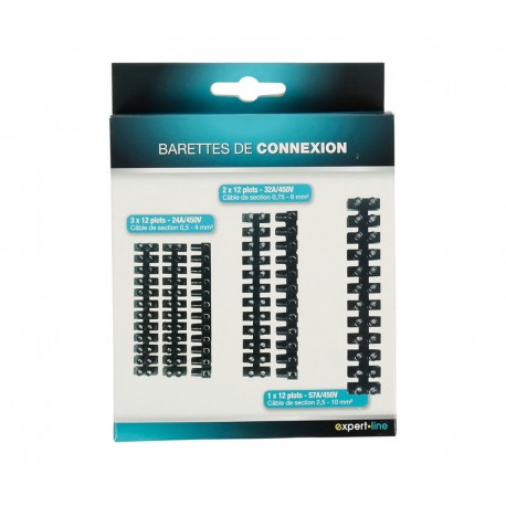 BL BARRETTE CONNEXION 12 PLOTS 6P