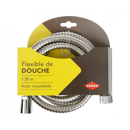 FLEXIBLE DOUCHE 1.50 M ACIER INOXYDALE
