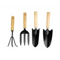 OUTIL JARDIN 4P metal/bois