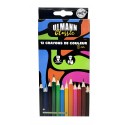 BL BT 12 CRAYONS COULEUR 18cm