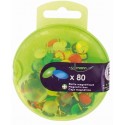 BL 100 PUNAISES COULEURS ASS