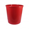Corbeille à papier rouge