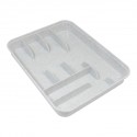 Porte-couverts Medium blanc marbre