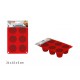 MOULE 6 CANNELES SIL 21X15X5