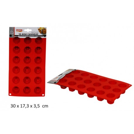 MOULE 18 CANNELES SIL 30X17.3X3.5