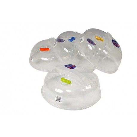 CLOCHE  MICRO ONDES TRANSPARENTE D 26