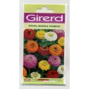 FLEURS ZINNIA DOUBLE POMPOM
