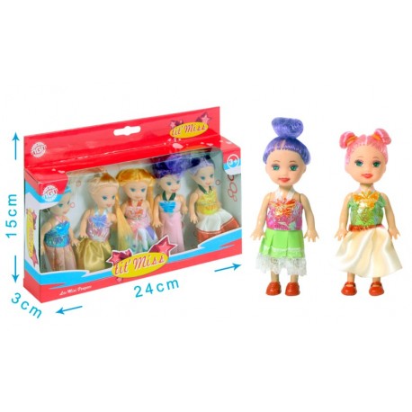 BTE/5 MINI POUPEE 10CM