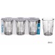 6 VERRES FLOWER 20CL