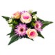 ROSE GERBERA FOUGERE X9 HT37CM